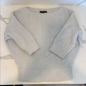 Banana Republic Light Blue Crew Neck Sweater organic cotton